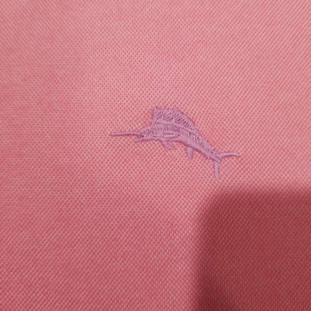 Tommy Bahama Polo Mens Large Golf Shirt Short Sleeve ST226363TX Pink Confetti - Picture 6 of 11